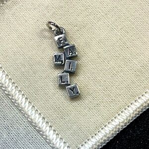 James AverySterling Silver Family Letter Charm Pendant (retired)